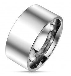 Bred Mirror Sølv Ring